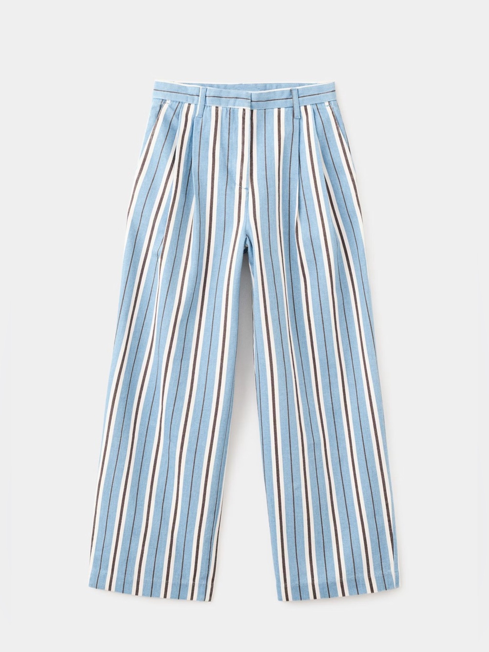 Mango WIDE LEG STRIPED JEANS